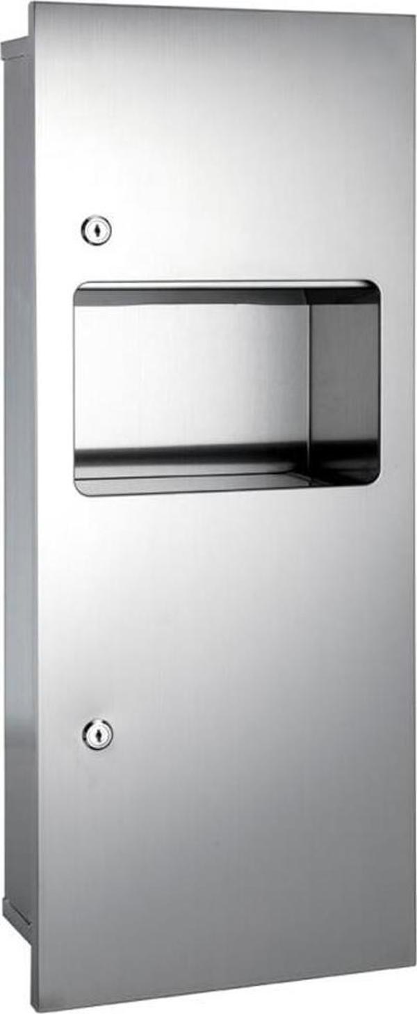 Artema Arkitekta Kağıt Havluluk-Çöp Kovası, Paslanmaz Çelik, A44970  - Image 1