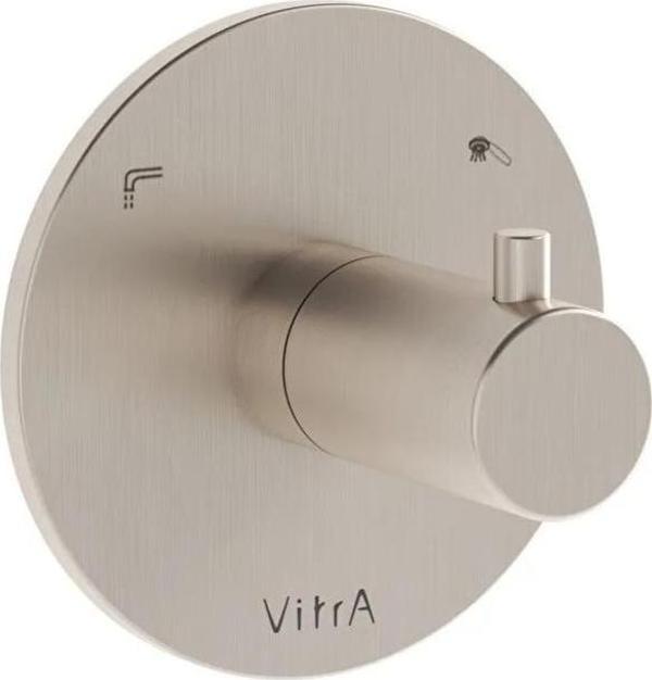 Vitra Origin Ankastre 2 Yollu Yönlendirici (Sıva Üstü Grubu), Fırçalı Nikel A4285734 - Image 1