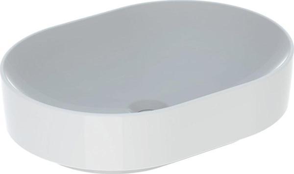 Geberit VariForm Oval Çanak Lavabo, 55 cm, Beyaz, 500.774.01.2 - Image 1