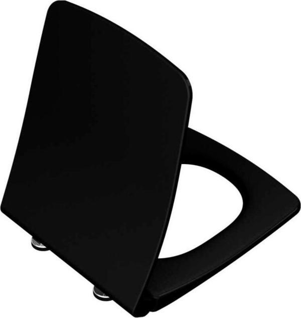 Vitra Metropole Slim Klozet Kapağı, Yavaş Kapanır, Siyah - Image 1