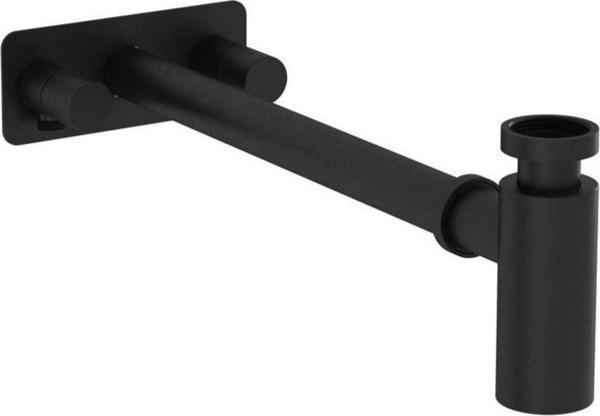 Vitra Lavabo Sifonu, Origin, Simetrik Rozet, Mat Siyah, A4515936 - Image 1