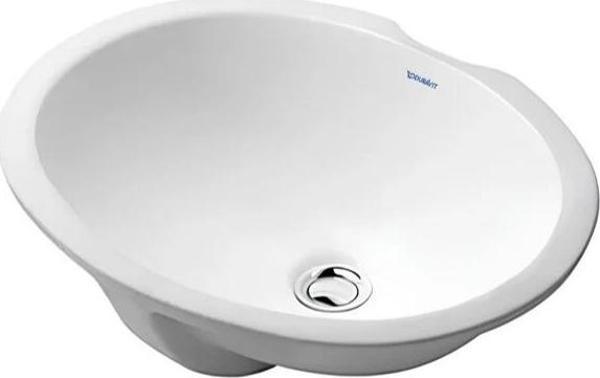 Duravit Lavabo Dune Tezgah Altı 52 x 36,5 cm, Alpin Beyaz 0481570000 - Image 1