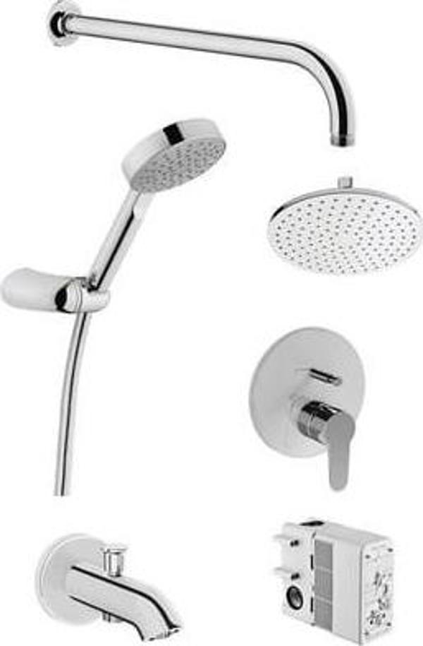 Vitra Duş Seti, Flow Round, Ankastre (Sıva Üstü Grubu) A49306 - Image 1