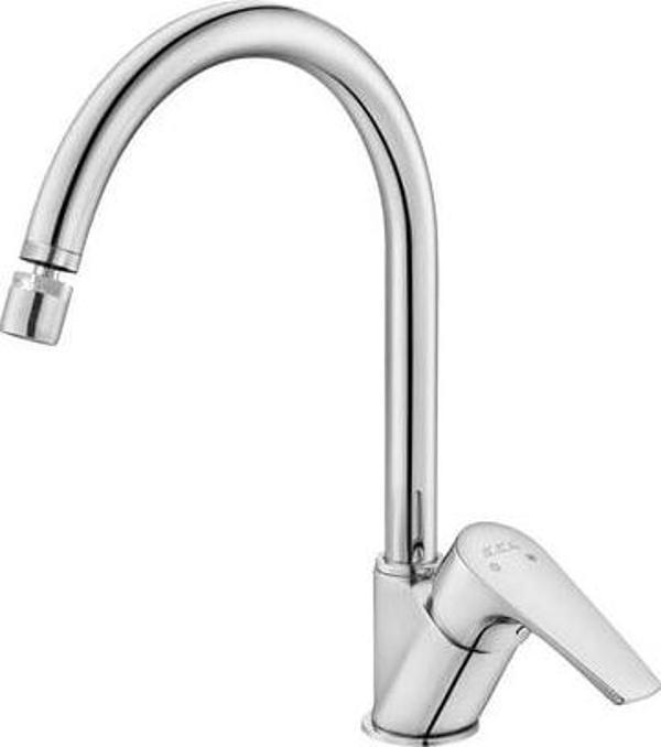 ECA Niobe Mafsallı Mutfak Eviye Bataryası Krom, 102118124  - Image 1