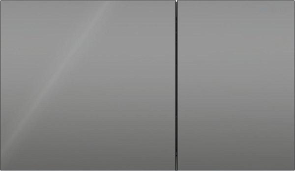 Geberit Sigma70 Çift Basmalı Kumanda Kapağı, Antrasit Cam, 115.622.JK.1 - Image 1
