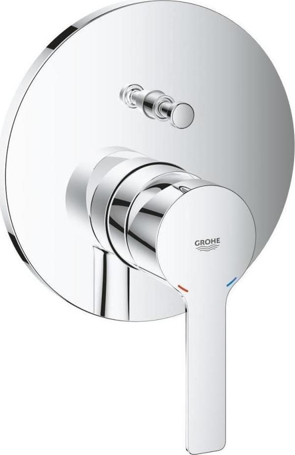 Grohe Lineare Ankastre Banyo Duş Bataryası 2 çıkışlı divertörlü, Krom, 24064001 - Image 1