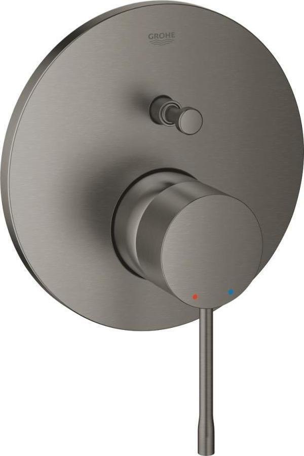 Grohe Essence Ankastre Banyo/Duş Bataryası (Sıva Üstü Grubu), Fırçalı Sert Grafit, 24167AL1 - Image 1