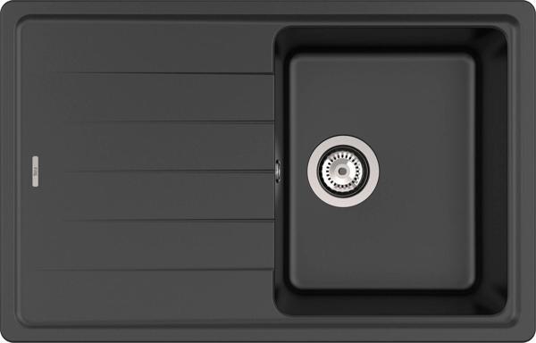 Roca Eviye, Bergen Quarzex®, Tek Gözlü, Siyah, 780X500 A880180940 - Image 1