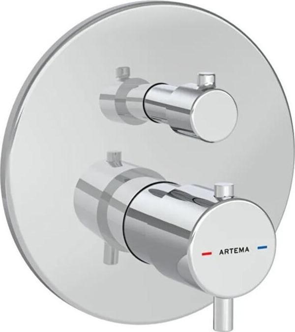 Artema Banyo Bataryası, Flow Soft, Termostatik Ankastre  (V-Box Sıva Üstü Grubu) A43258 - Image 1