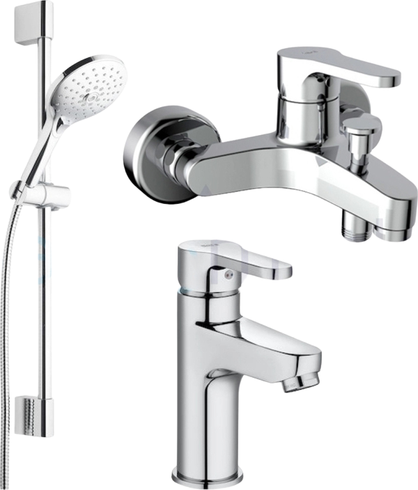 Roca Lavabo, Banyo Bataryası ve Duş Sistemi Seti, Arola, A5DA56AC0K - Image 1