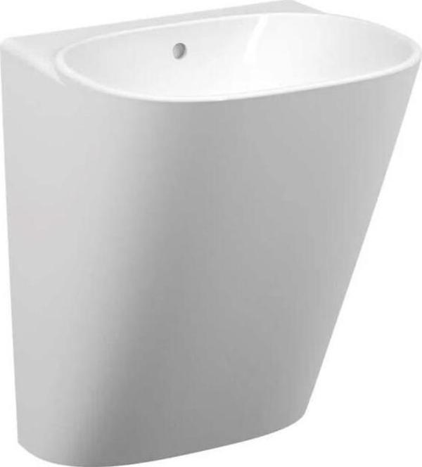 Vitra Lavabo, Frame Monoblok, 50 cm, Beyaz, Armatür Deliksiz, 5799B403-0012 - Image 1