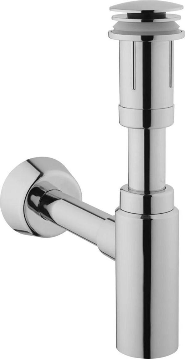 Artema Lavabo Sifonu Seti, T Tipi (Krom Kaplama, Plastik) A45154 - Image 1