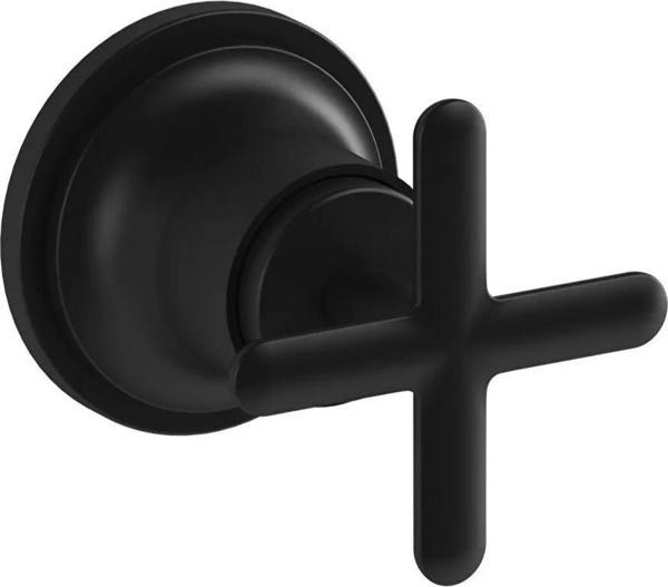 Vitra Stop Valf, Origin Classic, Ankastre (Sıva Üstü Grubu) Mat Siyah, A4290236 - Image 1