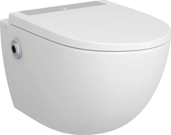 VitrA Asma Klozet, Sento, 54 cm (Temassız Entegre Taharet Musluklu-Temassız Klozet Kapağı Dahil) 4948B403-6262 - Image 1