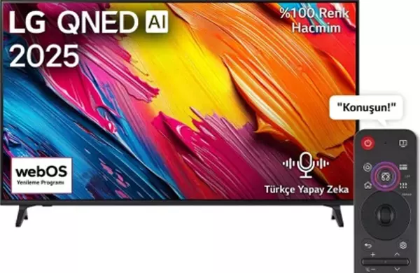 LG 75QNED70A6A 75'' 189 Ekran Uydu Alıcılı 4K Ultra HD Smart QNED TV - Image 1