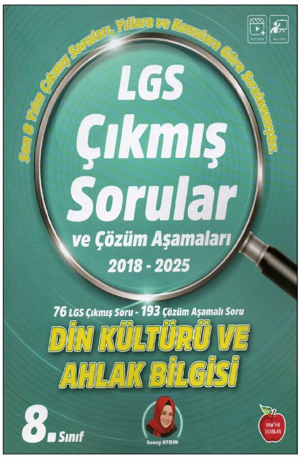 NEWTON 8. SINIF LGS ÇIKMIŞ SORULAR Din Kültürü ve Ahlak Bilgisi (2018-2025) - Newton Yayınları - Image 1