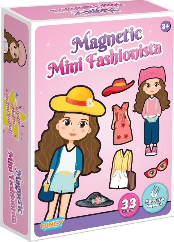 MAGNETLİ MİNİ FASHİONİSTA MODA KUTU OYUNU - Image 1
