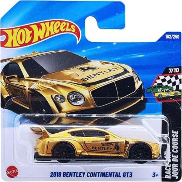 Hot Wheels - 2018 Bentley Continental GT3 - Gold (1/64) 2025 Case - Image 1