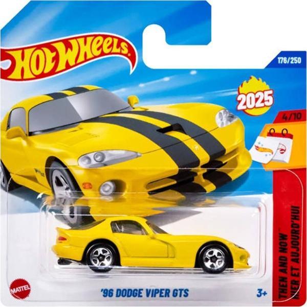 Hot Wheels -  ’96 Dodge Viper GTS - Sarı (1/64) 2025 Case - Image 1