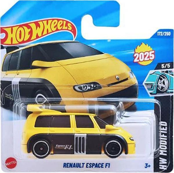 Hot Wheels - Renault Espace F1 - Sarı (1/64) 2025 Case - Image 1