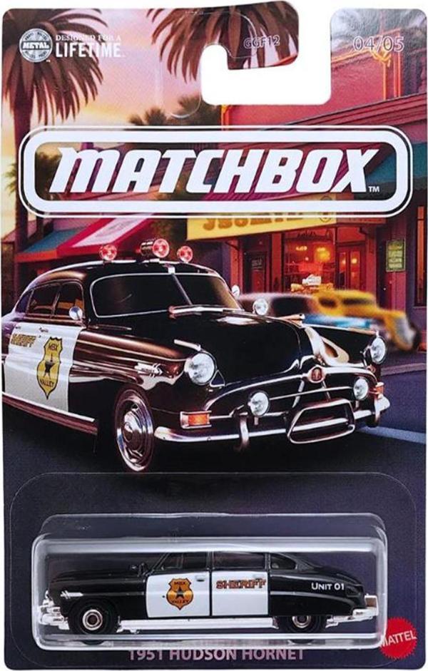 Matchbox - 1951 Hudson Hornet - Police (1/64) 2025 Case - Image 1