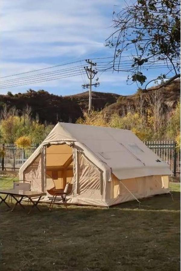 12 Kişilik 4 Mevsim Şişme Kamp Çadırı 300x400x210 - Image 1