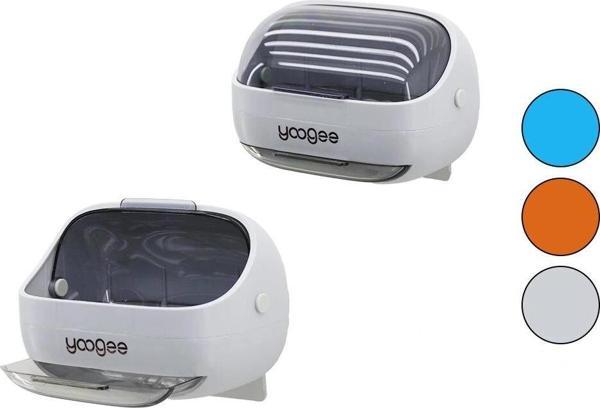 Lüx Katı Sabunluk Renkli Pls Mika Kristal Aç-kapa Pencereli - Atık Su Çekmeceli Yapışkanlı Montaj - Image 1