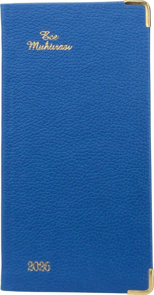 ECE AJANDASI MUHTIRA 4DL KARAKÖY 2026 Gece Mavisi - Haftalık Cep Boy 8,5x16 - Image 1