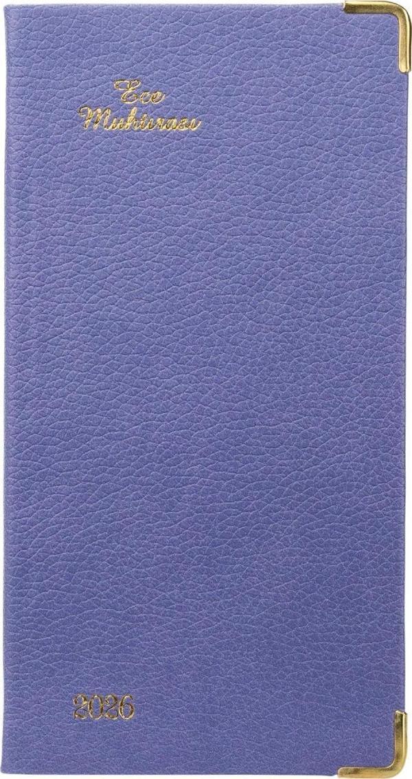 ECE AJANDASI MUHTIRA 4DL KARAKÖY 2026 Lavanta - Haftalık Cep Boy 8,5x16 - Image 1