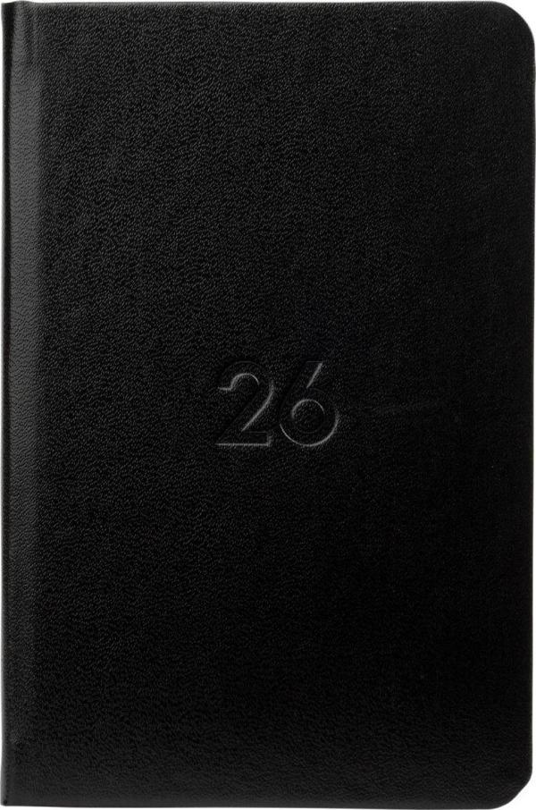 ECE AJANDASI TÜNEL 2026 Siyah - Haftalık Sert Kapak Cep Boy 9x14 - Image 1