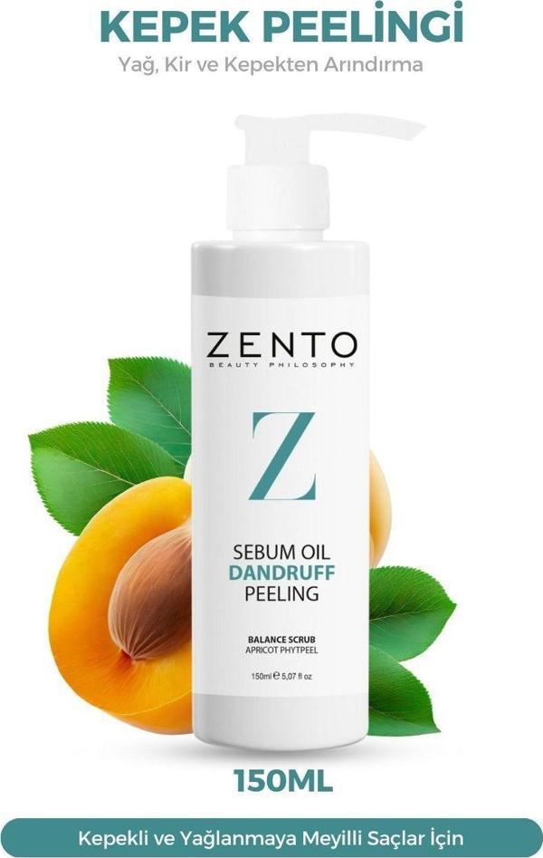 ZENTO Sebum Oıl Dandruff Haır Peelıng 150 ml  - Image 1