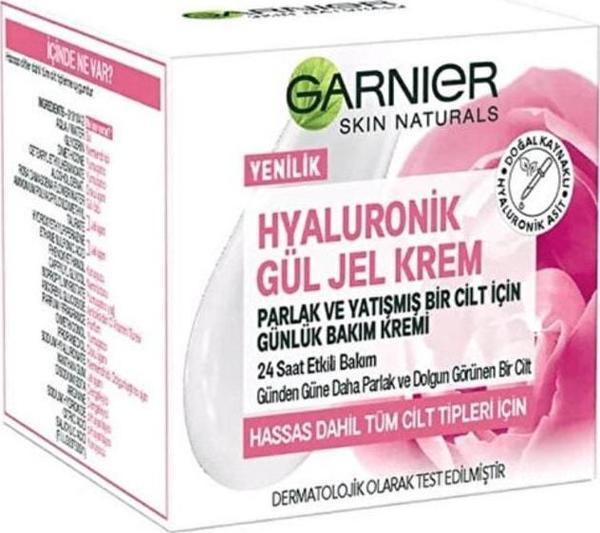Garnier Skın Naturals Hyaluronik Gül Jel Yüz Bakım Kremi 50 Ml - Image 1