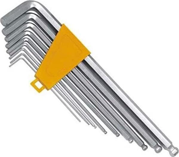 Wert Gri, Turuncu 9 Parça), (Bilya Başlı, Anahtar Seti 2250, Allen W Yeni Life 1063348 - Image 1