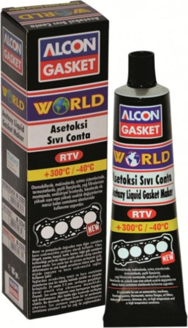 Alcon World Asetoksi Kırmızı Sıvı Conta 50G M-3332) - Image 1