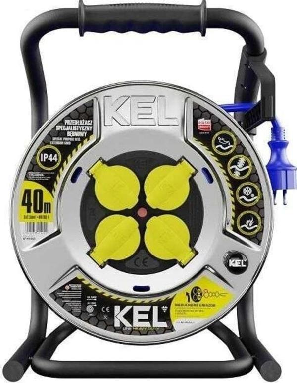 Kel 99463 Ağır Hizmet Tipi Uzatma Kablosu 40M, 3X2.5 Mm2 - Image 1