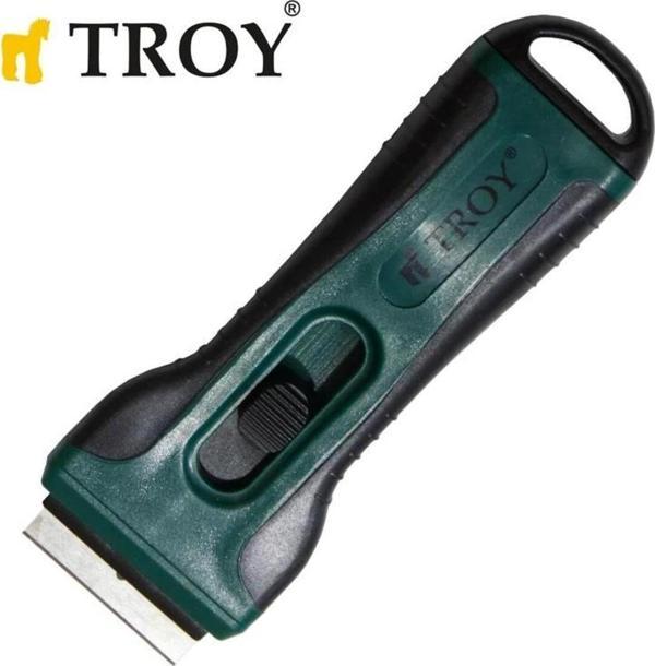 Troy 21607 Plastik Kazıma Bıçağı, 4 Yedek Bıçaklı - Image 1