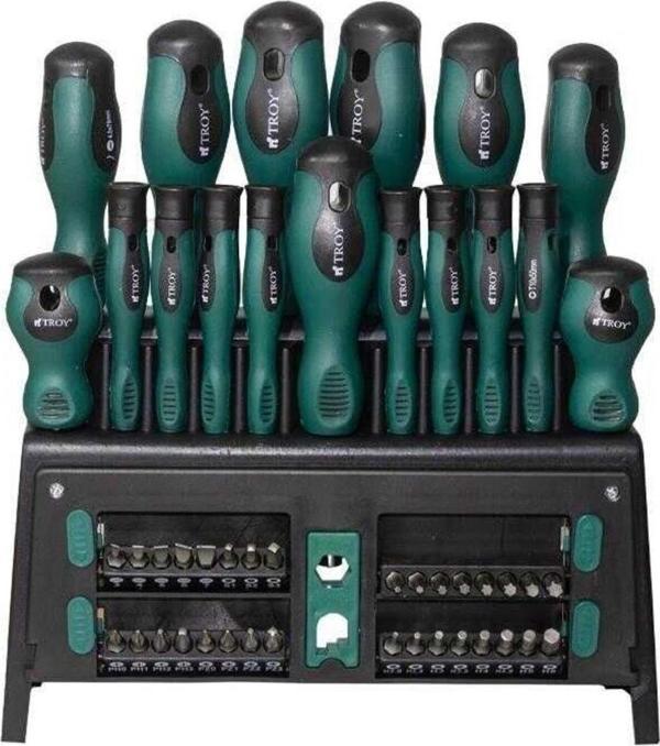 Troy 22350 Tornavida Bits Uç Seti, 50 Parça - Image 1