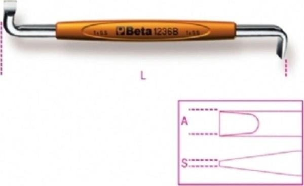 Beta 1236B 0,8X4 Düz Z Tornavida - Image 1