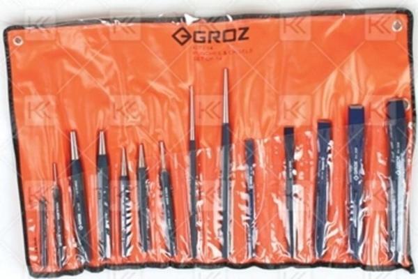 Groz Kıt/14/St Pim Zımba Ve Keski Takımı 14 Parça - Image 1