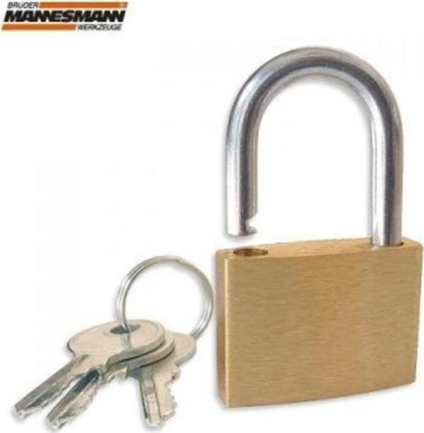 Mannesmann 413-25 Pirinç Asma Kilit, 25Mm - Image 1