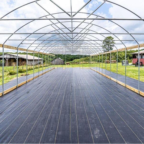 File Ambalaj Jüt Taban Örtüsü Sera Taban Örtüsü Siyah Malç Örtüsü Naylonu Peyzaj Uygulama Örtüsü 2 X 65 Mt - Image 1