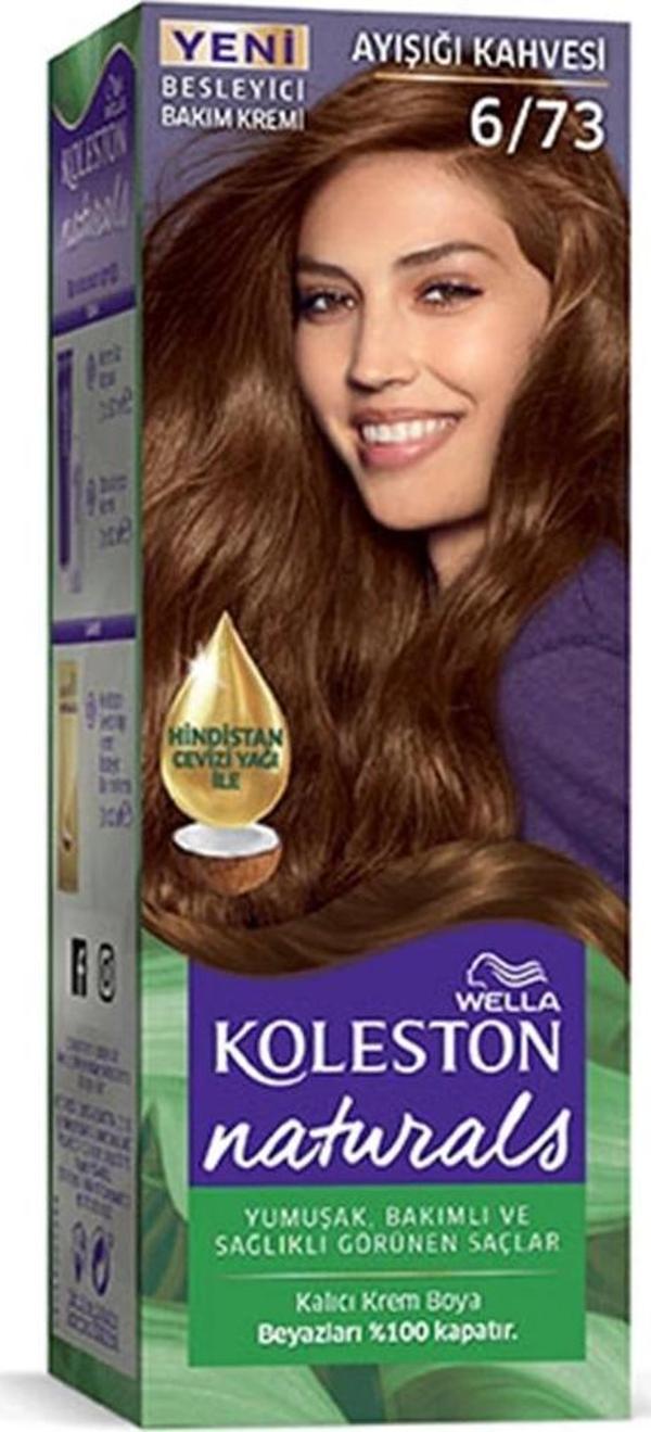 Naturals Saç Boyası Ayışığı Kahvesi 6/73 - Image 1