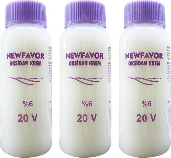 3 Adet Oksidan Krem Saç Boya Sıvısı 6'lık 20 volüme 60 ml - Image 1