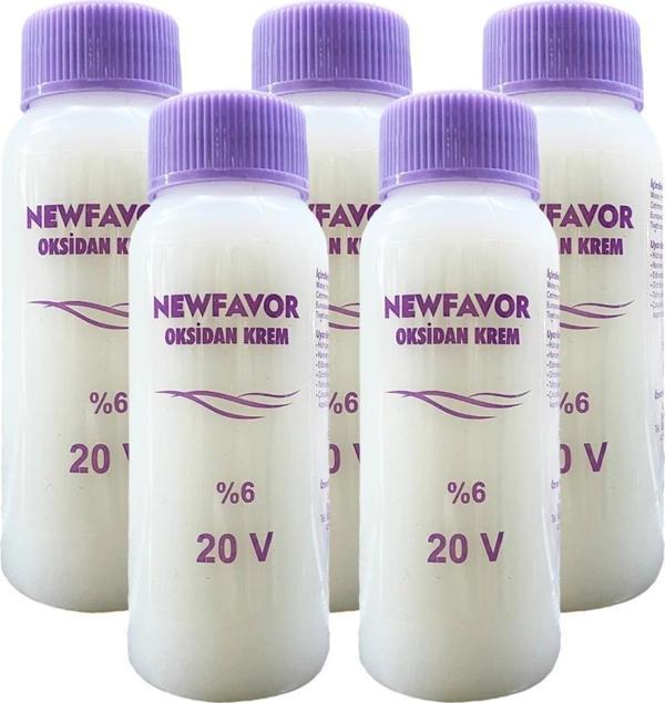 5 Adet Oksidan Krem Saç Boya Sıvısı 6'lık 20 volüme 60 ml - Image 1
