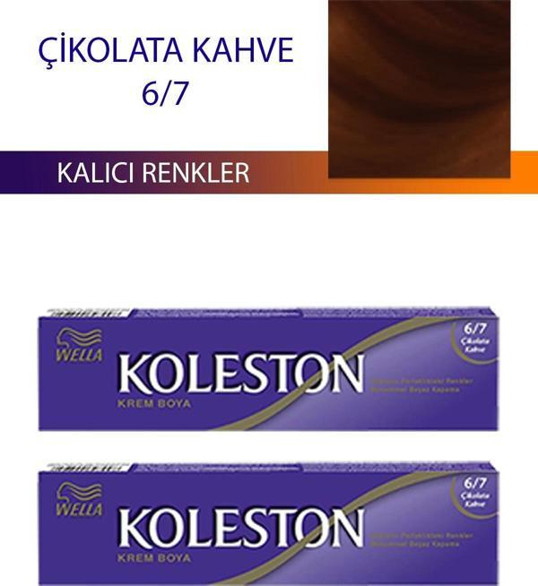 2 Adet Single Tüp Boya Saç Boyası Çikolata Kahve 6/7 - Image 1