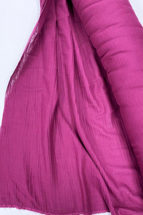 Çok Amaçlı Müslin Pamuklu Bebek Örtü ve Battaniye Kumaşı Müslin Bez Bordo 23 - Image 1