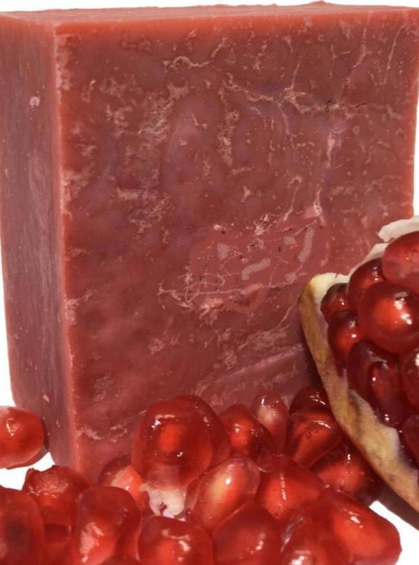 Nar Sabunu Hatay El Yapımı %100 Organik Doğal Sabun 1 Kalıp 130 Gram - Image 1