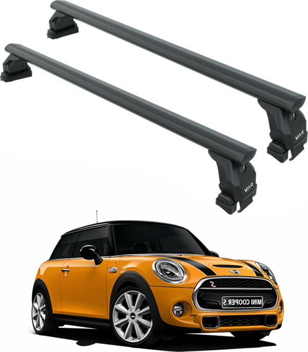 Mini Cooper R56 3dr (2007-2014) Tavan Portbagaj Taşıyıcı Ara Atkısı, Pro 4, Siyah - Image 1