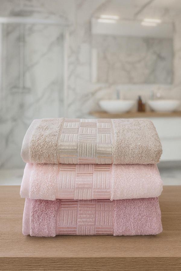 Emillie Geo 3 'Lü 50X90 Cm Havlu Seti - Image 1