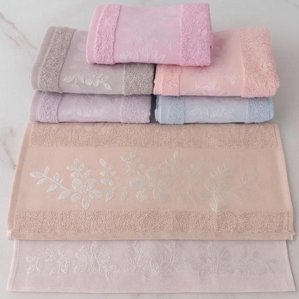 Emillie Sarmaşık 6 Parça Ekonomik El Havlusu (45X85Cm) - Image 1